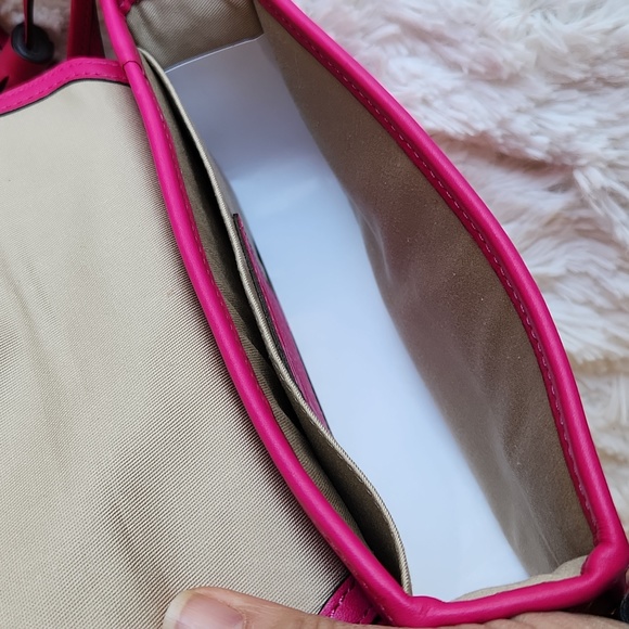 New NWOT Coach Legacy Leather Fuchsia Pink Penny Crossbody Purse 19914 RARE! - Picture 8 of 15
